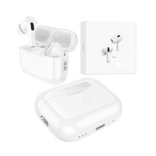 Auriculares True Inalámbricos Hoco EW50 Bluetooth V5.3 Blanco